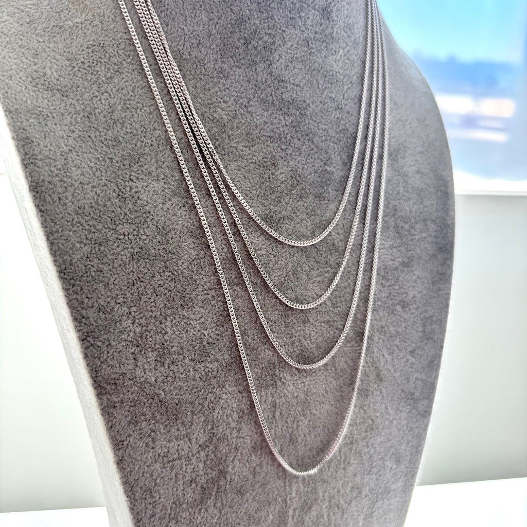 Italian Sterling Silver Curb Chain