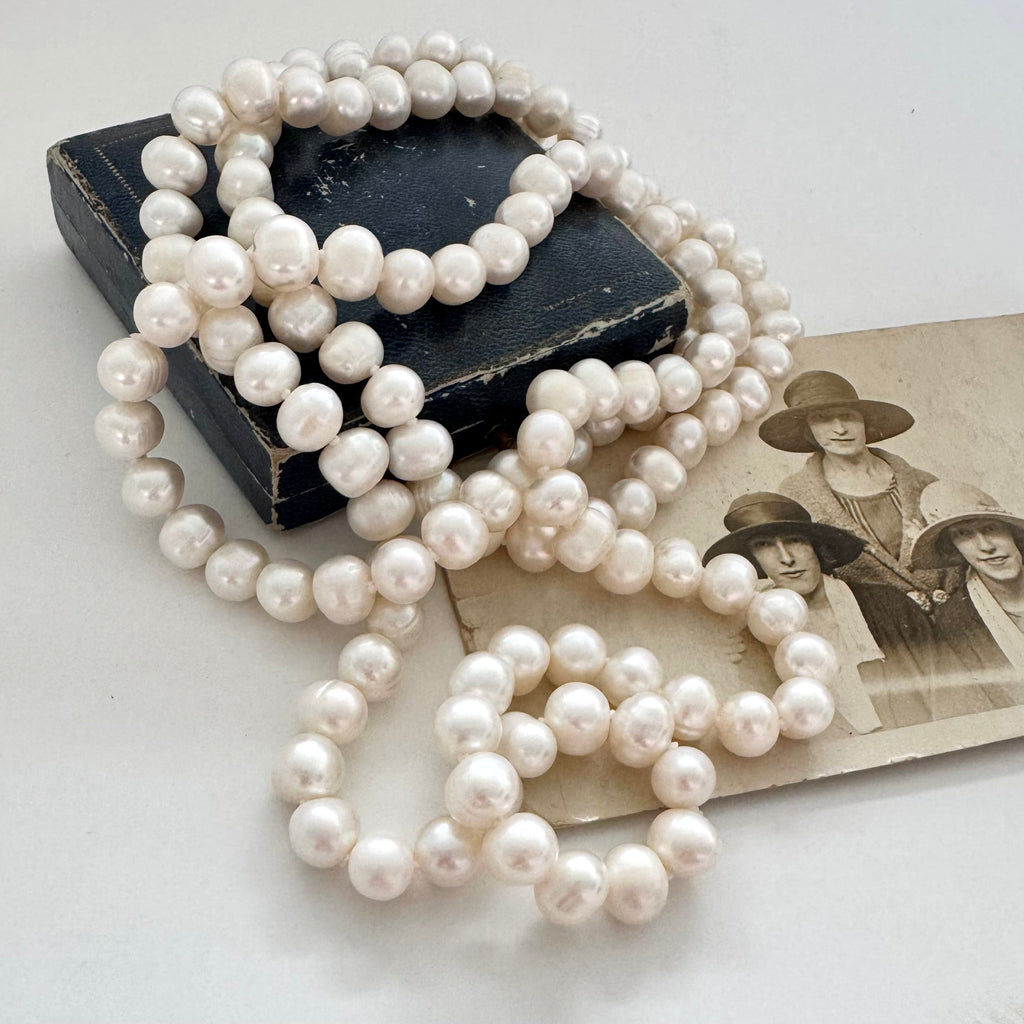 Long Pearl Necklace