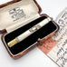 SOLD Antique Art Nouveau French Crevettarière Pocket Pencil Necklace