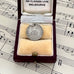 Antique Silver "Lucky" Sixpence Charm