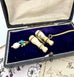 Vonk Jewellery antique Stanhope binocular and pearl charm necklace on vintage postcards and a vintage jewellery box
