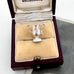Silver FA Cup trophy-shaped pendant in a jewelry box with 'Melbourne' branding.