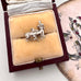 Vintage silver bullfighter charm on a jewellery box