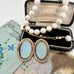Vintage Rolled Gold Locket Multiway Pearl Necklace