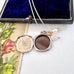 Vonk Jewellery vintage sterling silver locket with a vintage postcard and jewellery box