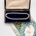 Vonk Jewellery sterling silver mariner link bracelet on an old jewellery box and on a vintage Christmas postcard